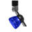 Cal Lighting Black 12W Dimmable LED Track Light with Blue Clear Glass