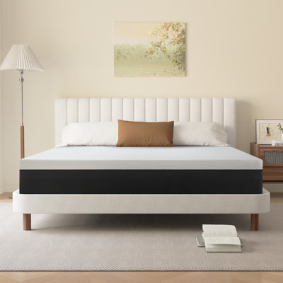 Alwyn Home Winchendon Medium-Firm Gel Memory Foam Mattress - High-Density Support, Motion Isolation & Removable Cover by Alwyn Home