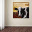 « cow », reproduction d’impression sur toile tendue-22074231