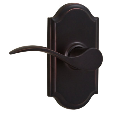 Levier de porte de passage avec première rosette Bordeau