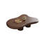 Table basse en noyer massif et bois manufacturé