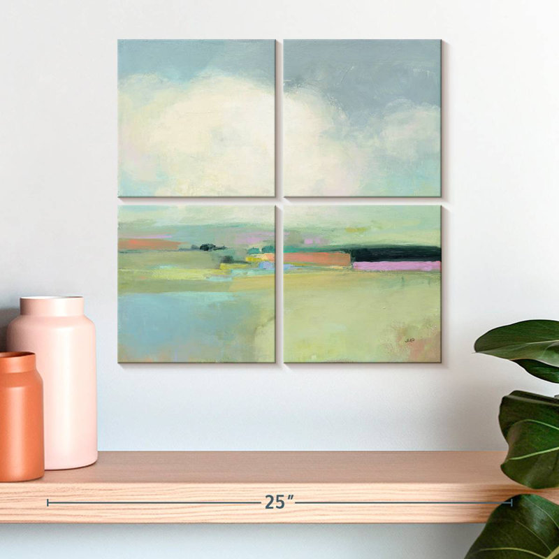 Horizon coloré I, H 18 po x l 18 po