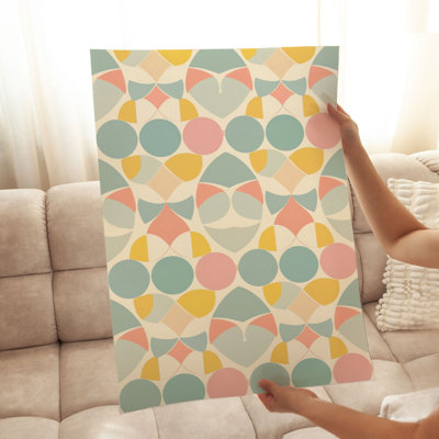 Abstract Retro Groovy 70s Pattern XVIII Retro Unframed Art Print