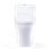 TOTO® WASHLET®+ Aquia® IV One-Piece Elongated Dual Flush 1.28 and 0.9 GPF Toilet and WASHLET S5 Bidet Seat, Cotton White- MW6463446CEMFGN#01