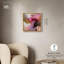 Décoration murale rose passionné Outburst II par Art Remedy, cadre doré, 20 x 20-848762812-848762802