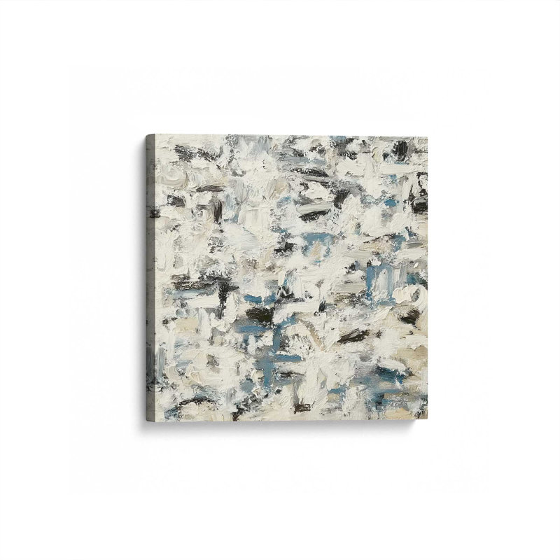 Whispered Layers II, Toile tendue, Ne s’applique pas, H 12 po x l 12 po