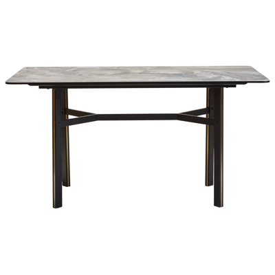 Metal Base Dining Table