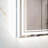 Oversized LED Bathroom Mirror Wall Mounted Mirror With 3 Color Modes