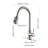 Single Handle High Arc Pull Out Kitchen Faucet,Single Level Stainless Steel Kitchen Sink Faucets With Pull Down Sprayer-116628857