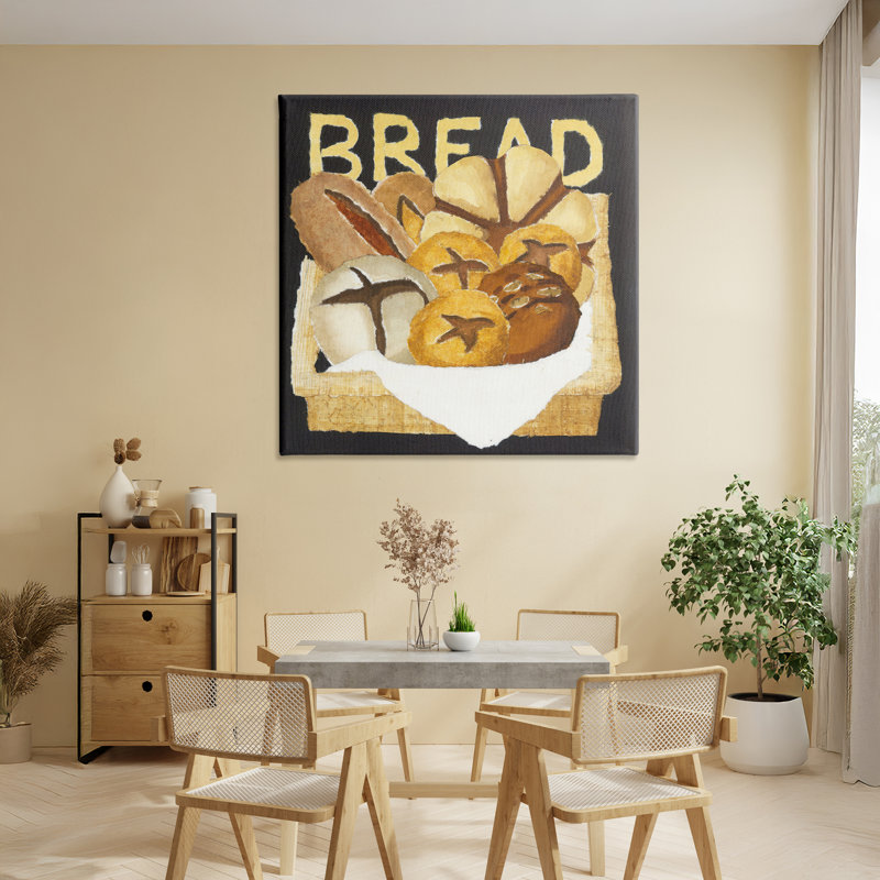 Boîte à pain avec toiles assorties, conception de Nancy Overton, H 36 po x l 36 po