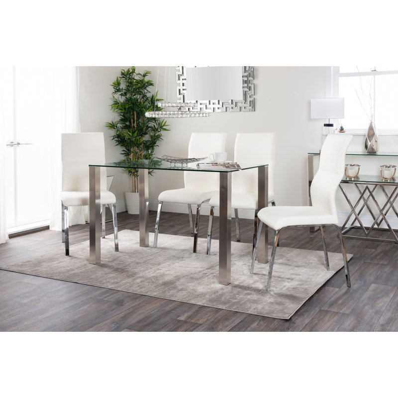 4 - Person Dining Set, White