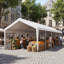 10' x 30' Waterproof Party Tent, Heavy-Duty Event Canopy with Removable Sidewalls-135551086