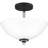 Fleischmann Glass Semi Flush Mount
