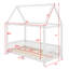 Cadre de lit en bois House House For Kids Light avec lumière et garde-corps-228662149