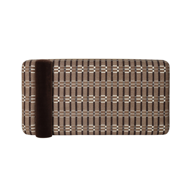 Teia Upholstered Bench, Sandhill Cocoa
