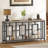 2-Tier Console Table Entryway Table Display Stand with Open Storage