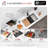 STYLISH Pietra Canmore 32" Dual-Mount Workstation Single Bowl Quartz Composite Granite Kitchen Sink with Cutting Board, Colander, Drying Rack and Strainer-62240460