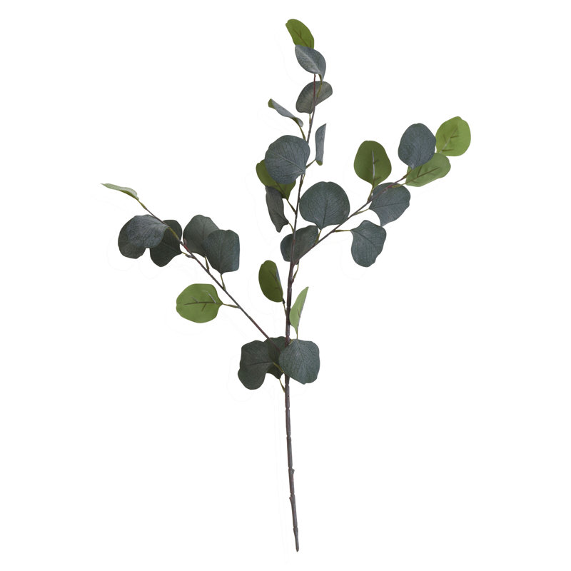 Éléments feuilles d'eucalyptus artificiel, 6 pièces, 25 pouces