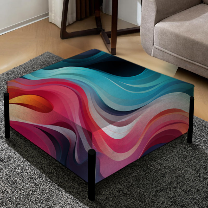 Toile colorée Poupart Groovy Gradient