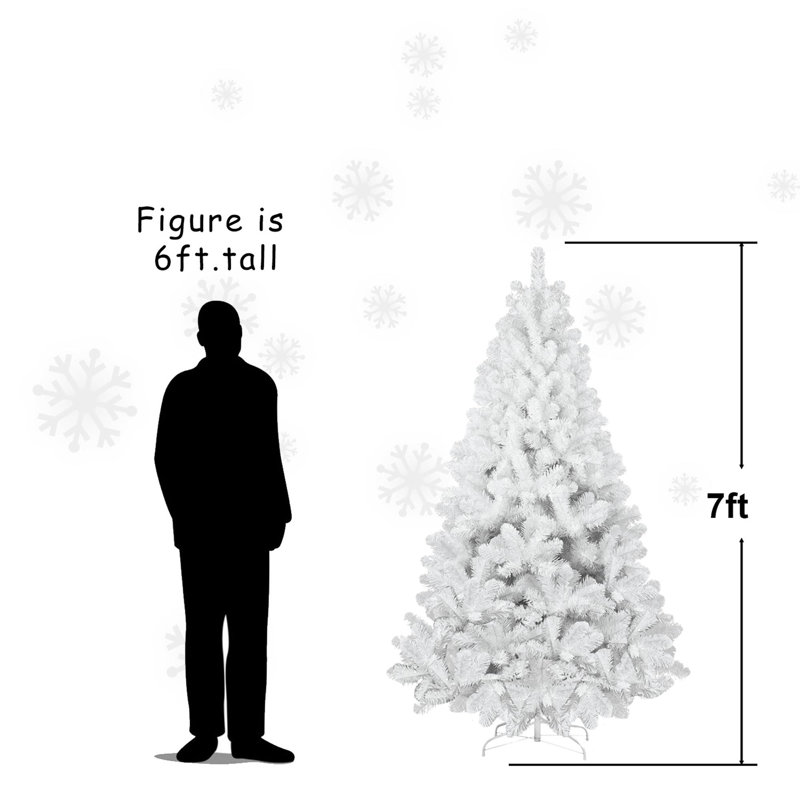 Arbre de Noël en PVC exquis, H 99,7 pi