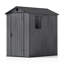 Remise de rangement en plastique l 4 pi x P 4 pi avec plancher, remise en résine avec fenêtre et porte verrouillable-101319717-97796520
