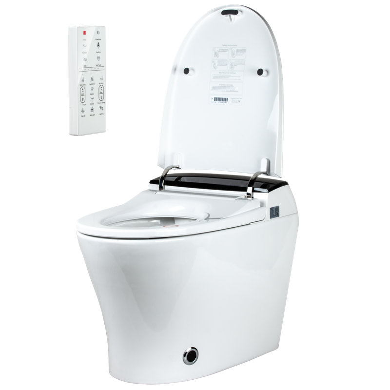 Newest 2023 Dual-flush Elongated Bidet One-piece Smart Toilet (Seat Included)