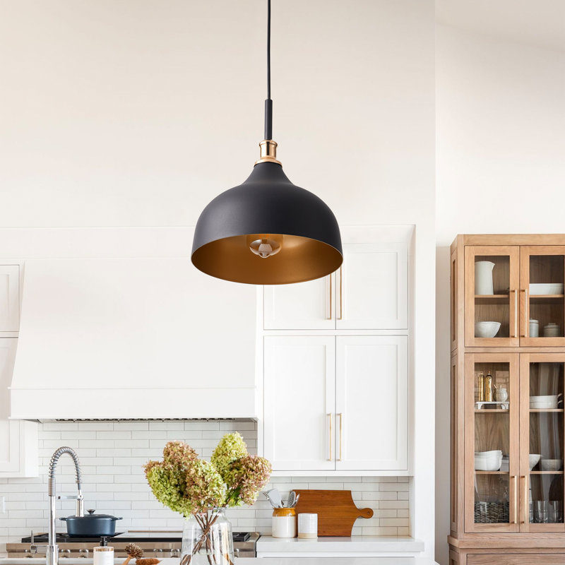Luminaires suspendus bol 1 lumière Vintage Class, Noir