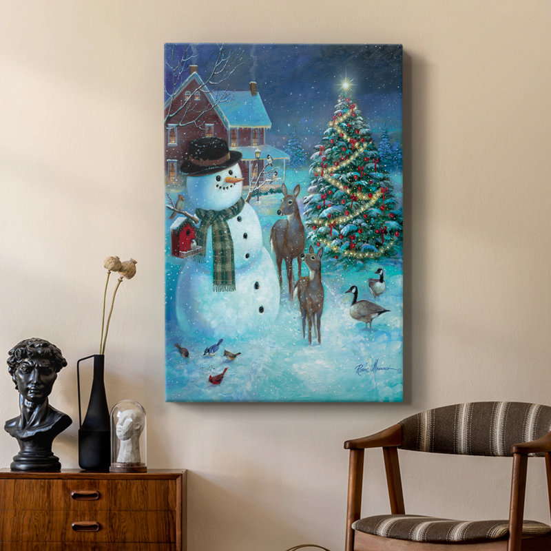 Frosty and Friends - Gallery Cavas sur mesure, H 36 po x l 24 po