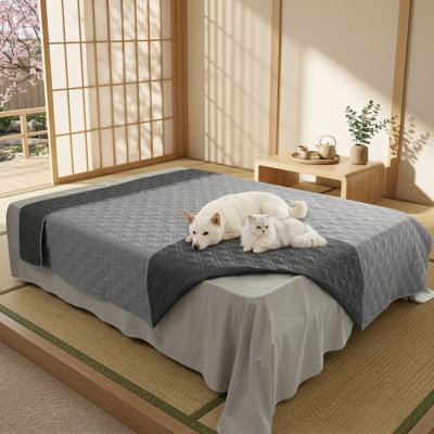 Water-Resistant Dog Bed Cover. Reversible Design. For Furniture, Beds, Couches, and Sofas.