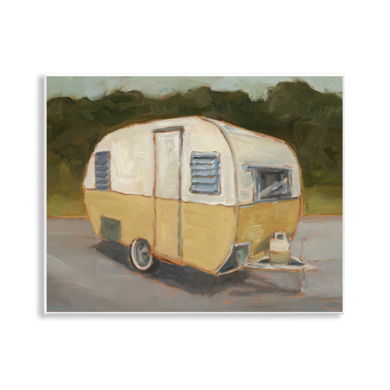 Art mural rétro Camper, par Ethan Harper