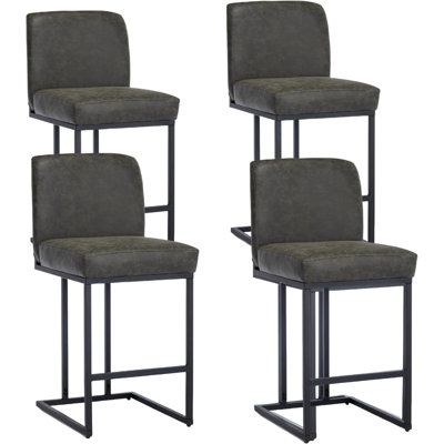 Counter Stool with Metal Frame