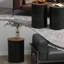 2 repose-pieds gigognes avec couvercle - décor fonctionnel. Tops extra amovibles. Structure en métal robuste, capacité de poids de 264 lb. 14,5 po x 19 po H et 12,5 po 17,75 po H. Aucun couvercle d'assemblage. Ornement inspiré.