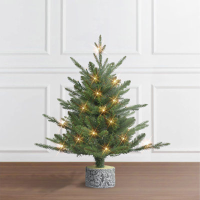 Easy Set-Up 24' Lighted Pine Christmas Tree