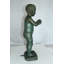 Statue garçon Berggren avec éponge en bronze - Taille: L 8 po x l 9 po x H 22 po.