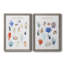 «Beach Treasures», ensemble de 2 peintures sur toile encadrées-925046051-925046048