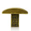 DORADO RECTANGLE KNOB; ARTISAN BRASS FINISH