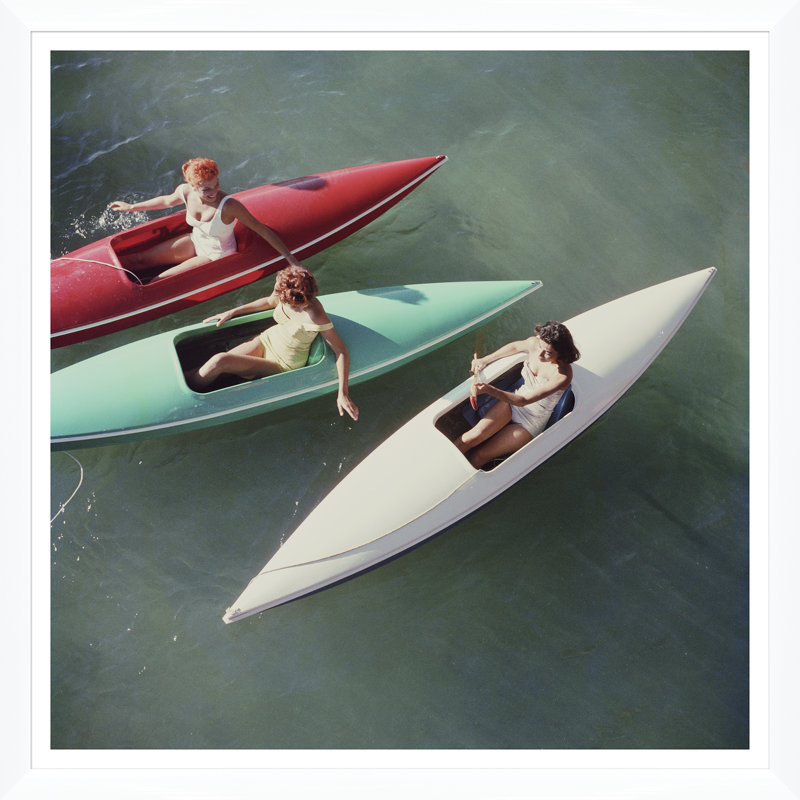 Lake Tahoe Trip Print by Slim Aarons, 45" H x 45" W x 0.1" D, Unframed