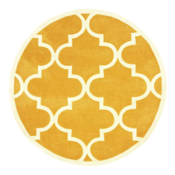 Tapis moutarde Bodmin, Rectangle 7 pi 6 po x 9 pi 6 po