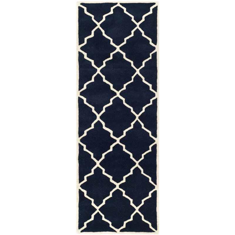 Chatham Hand Tufted Wool Geometric Rug, Runner 2'3" x 7'