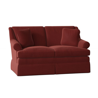 Connor 59" Rolled Arm Loveseat with Reversible Cushions