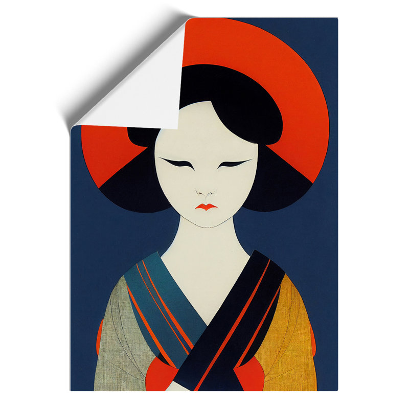 View Of A Geisha No.2 - Wall Art, Paper, 29.7cm H x 21cm W, No Matte