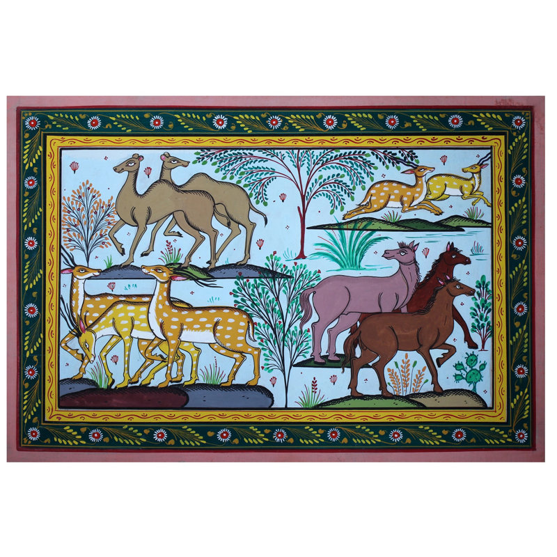Habitat faunique | Paata, peinture de l'Orissa