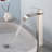 Single Hole Bathroom Vessel Faucet With Pop-Up Drain Assembly Waterfall Bathroom Vessel Sink Faucets Stainless Steel Single Handle Tall Bathroom Basin Taps-109512786