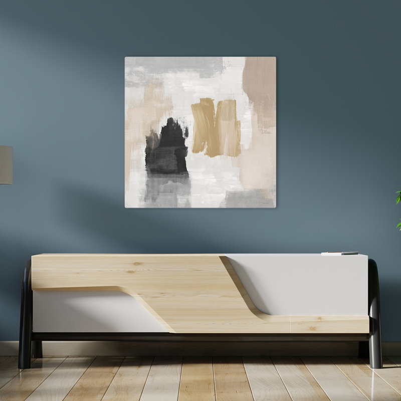 Absent d'esprit contemporain; Art moderne contemporain abstrait moderne abstrait coloré, H 36 po x l 36 po