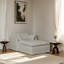 Méridienne simple et moderne en lin-106814180