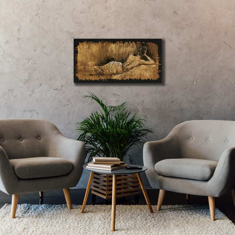 «A Moment In Time» par Monica Stewart, H 20 po x l 40 po x P 1,5 po
