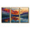 Ensemble de salon Red Wall Trees par The Mountain Lake