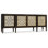 Sanctuary Four Door Mirrored Console- Ebony
