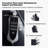Myhaylo Mid-Century Modern Genuine Leather Power Zero Gravity Recliner with Adjustable Footrest and Headrest(Set of 2)-99276557