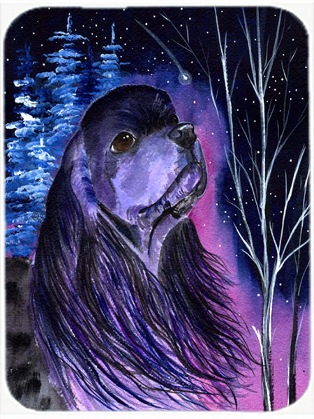 Red Barrel Studio® Bernadeta Cocker Spaniel Glass Cutting Board